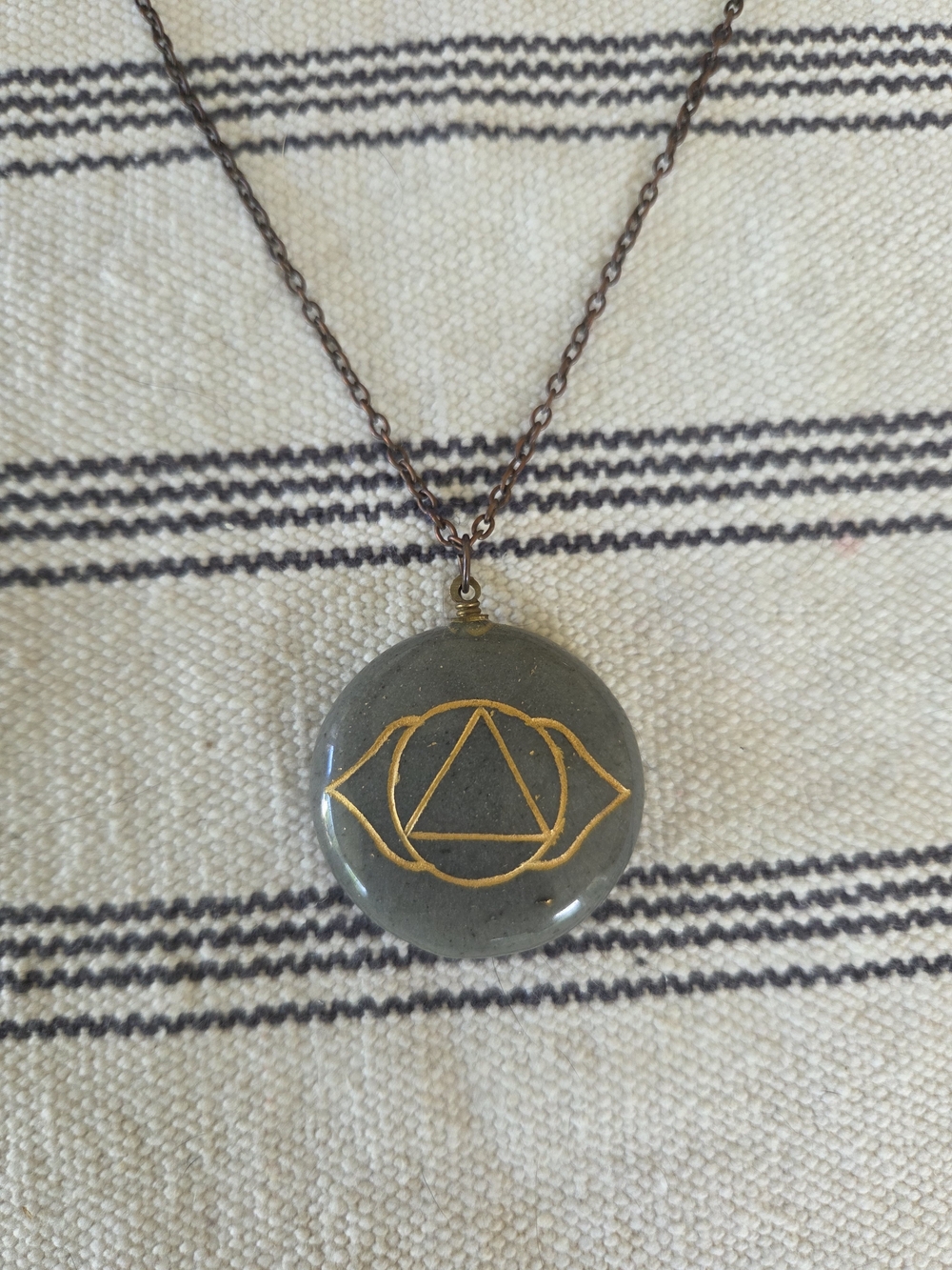3rd Eye Chakra Stone Necklace